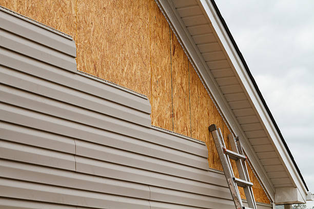Professional Siding Repair technician working in New Lexington, OH